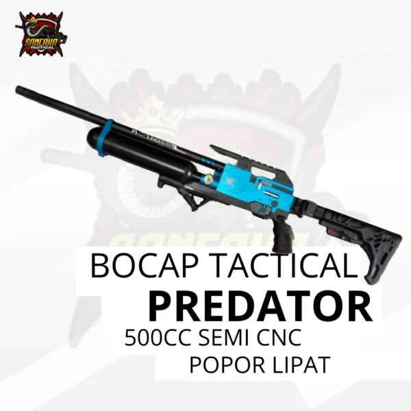 Bocap Tactical Predator 500CC Semi CNC Popor Lipat